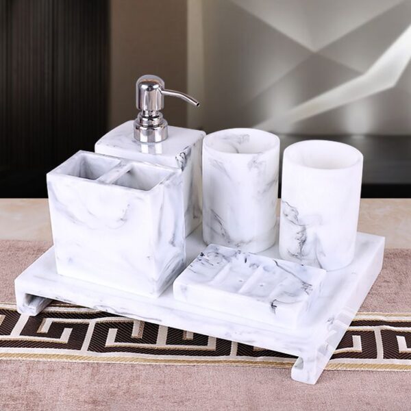 Epoxy Resin Bathroom Set