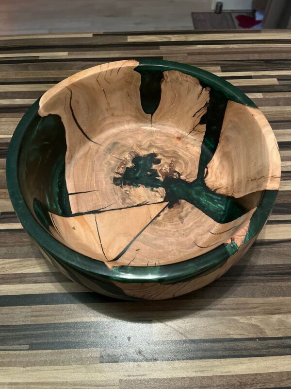 Wooden and Epoxy Resin Bowl